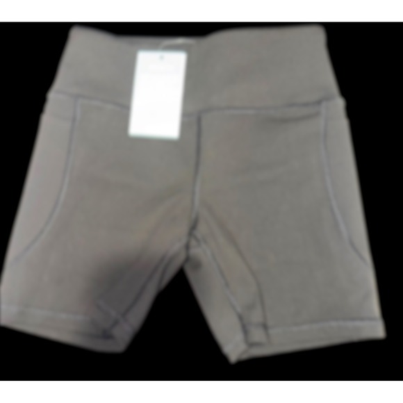 Daisity Pants - Daisity Womens High Waisted Biker Shorts Black Athletic Yoga Spandex Pockets M‎